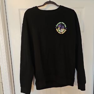 Forever 21 Black Crewneck Sweater with Emblem